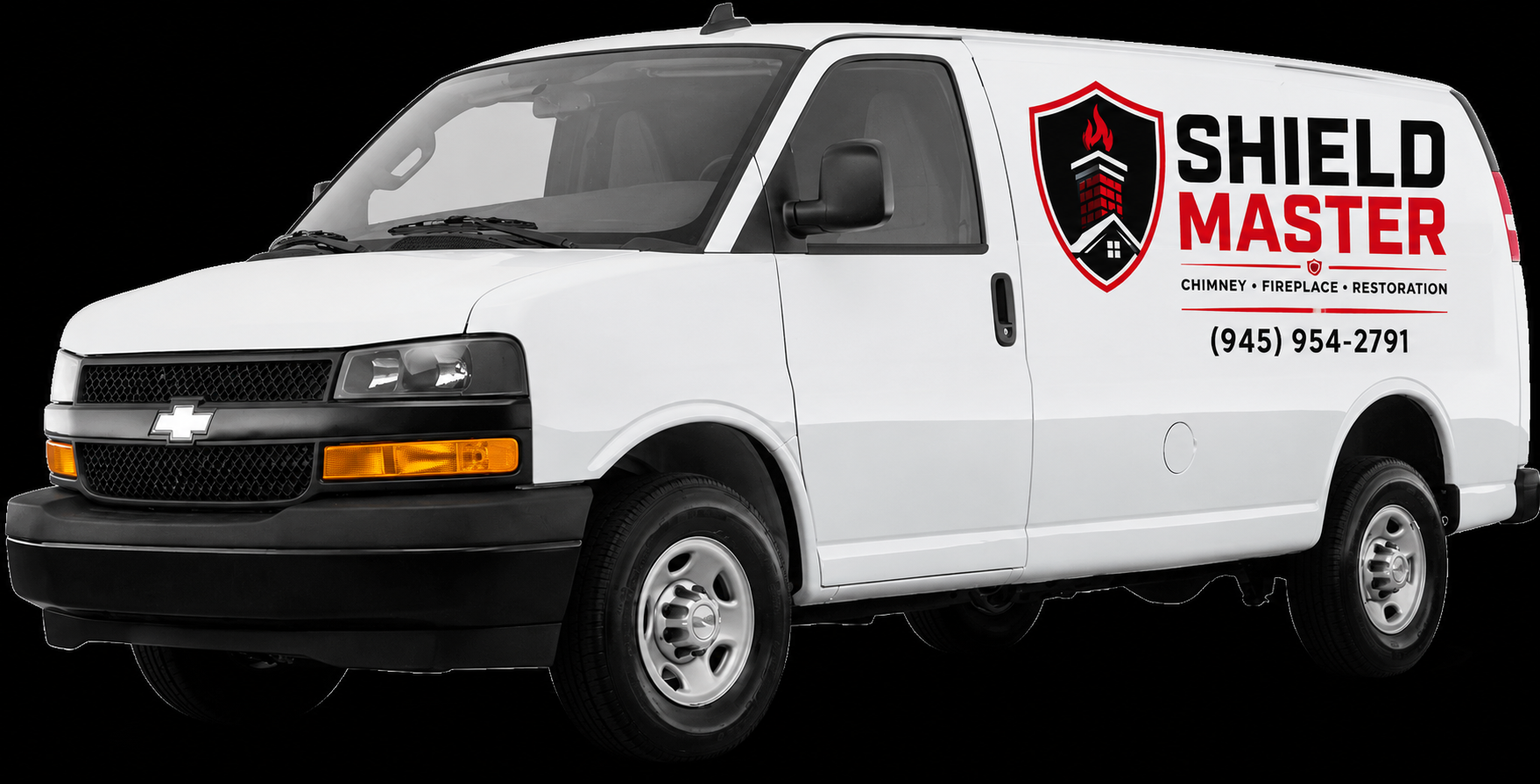 Shield Master service van in the Dallas–Fort Worth area